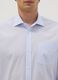 Camicia azzurra in misto cotone a righe sottili easy iron regular fit_1
