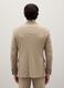 Beige Stretch Fabric Slim Fit Blazer_3
