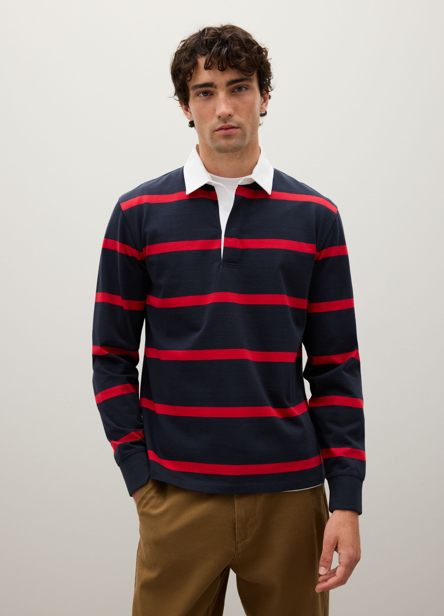 Multicolour pure cotton polo regular fit