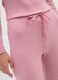 Pantaloni da pigiama in puro cotone rosa_3