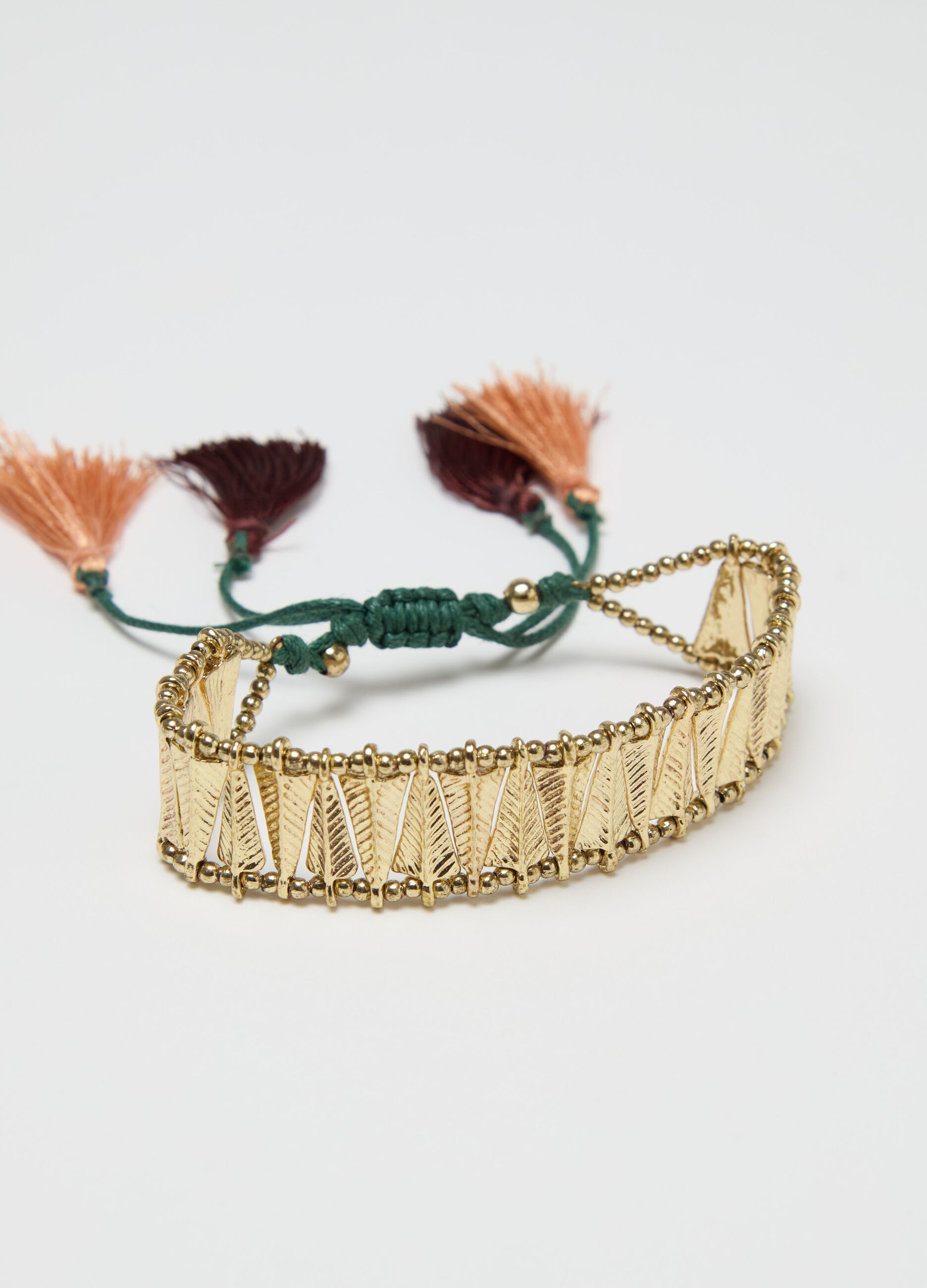 Bracelet with tassels