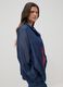 Blue regular fit lyocell blazer_1