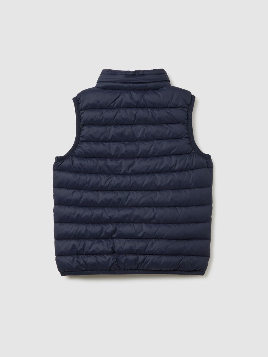 Child's vest in blue blend regular fit_1
