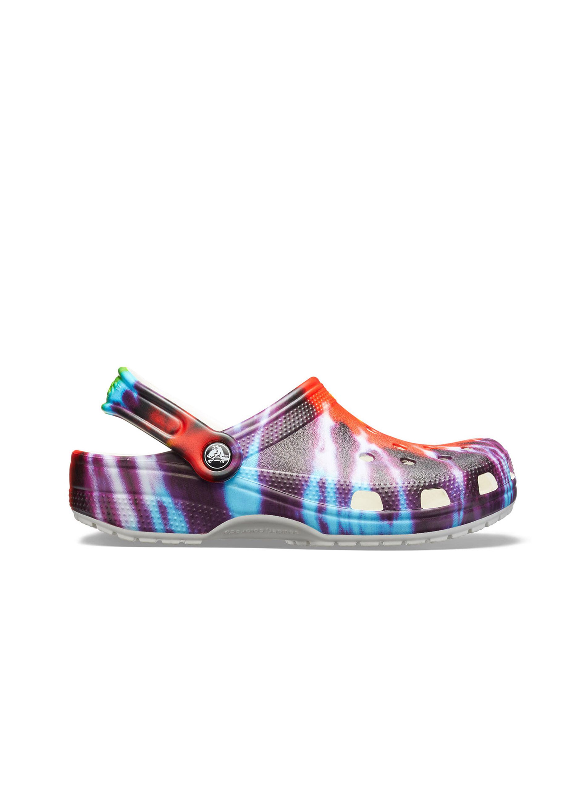 Crocs Classic Lined Clogs with Tie Dye print