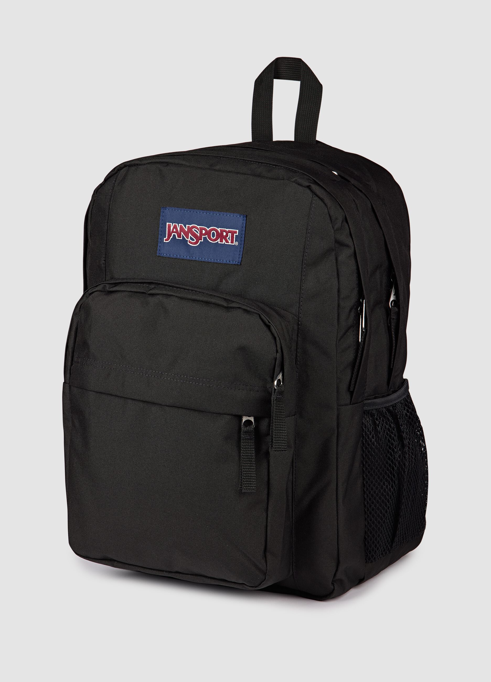 Zaino nero con tasche esterne