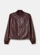 Glossy-effect bomber jacket with zip_4