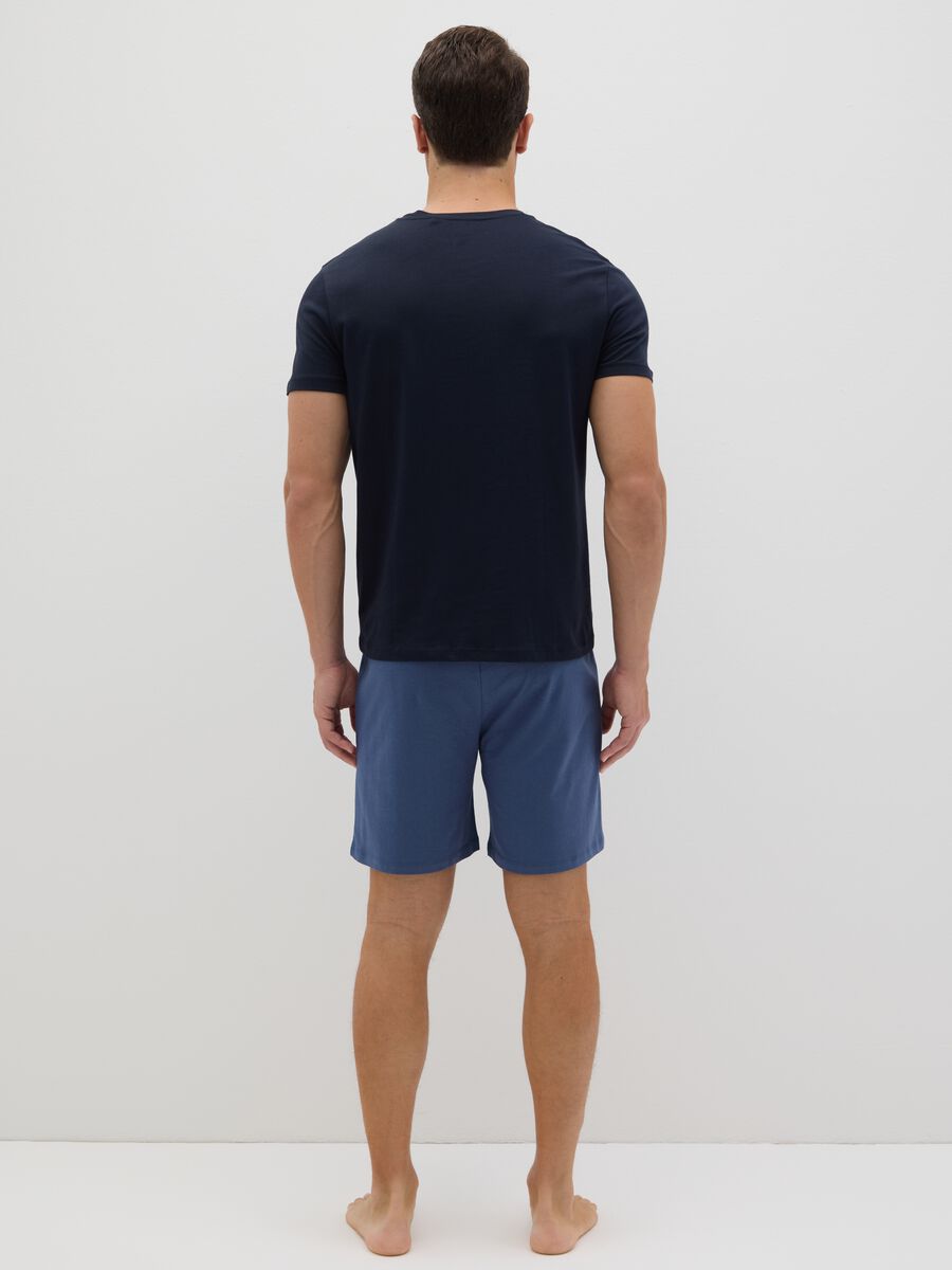 Short cotton pyjamas with round neck_3