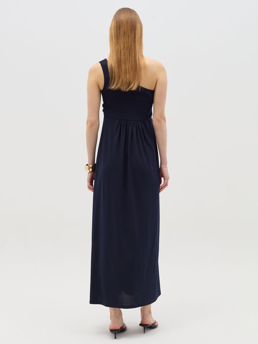 Long asymmetric maternity dress_3