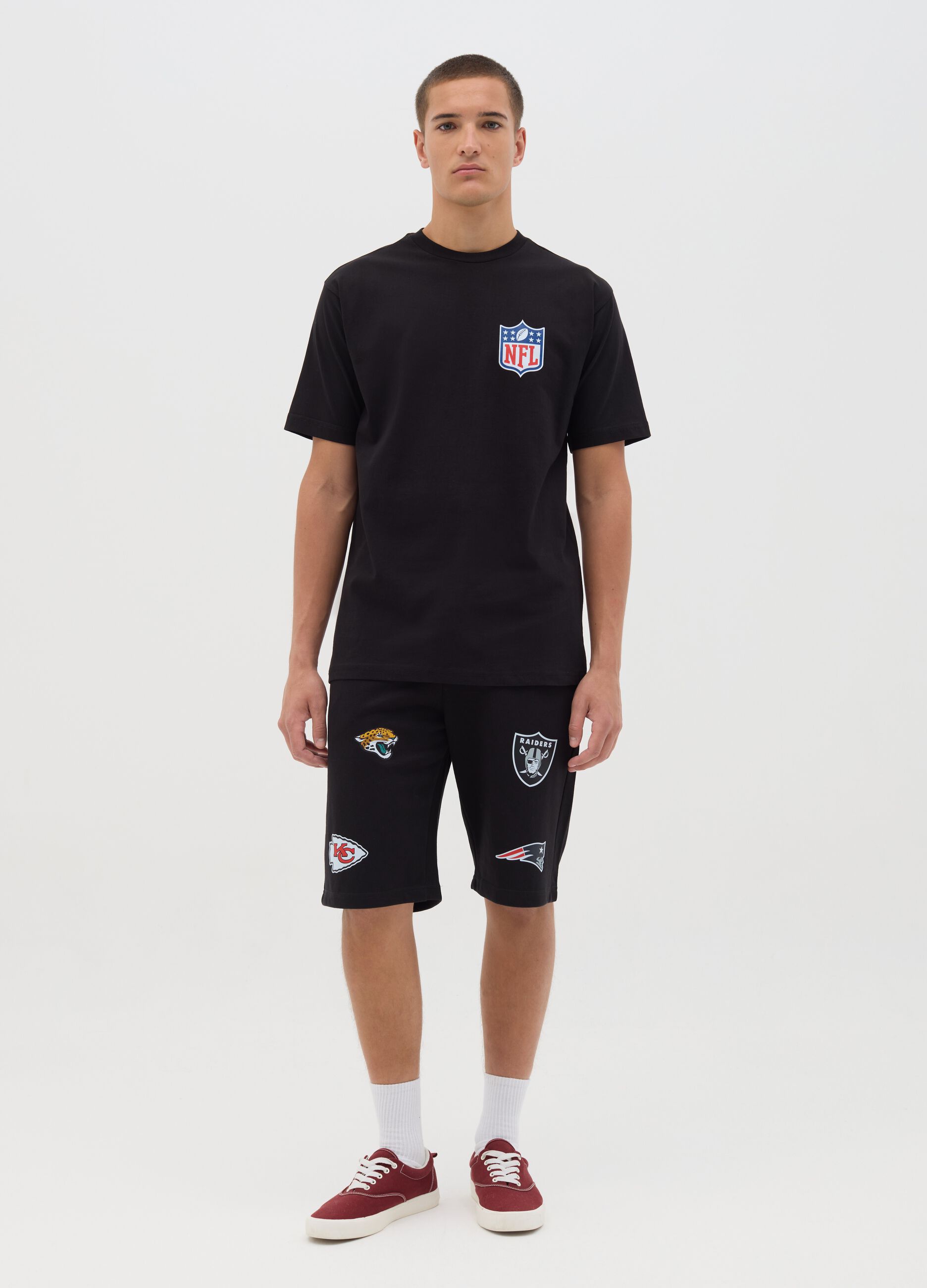 Sports Shorts with NFL Team Logos