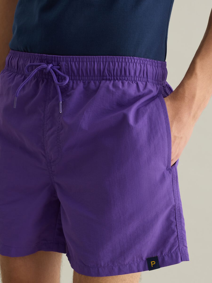 Men’s purple blend regular-fit swim boxers with elastic and drawstring_3