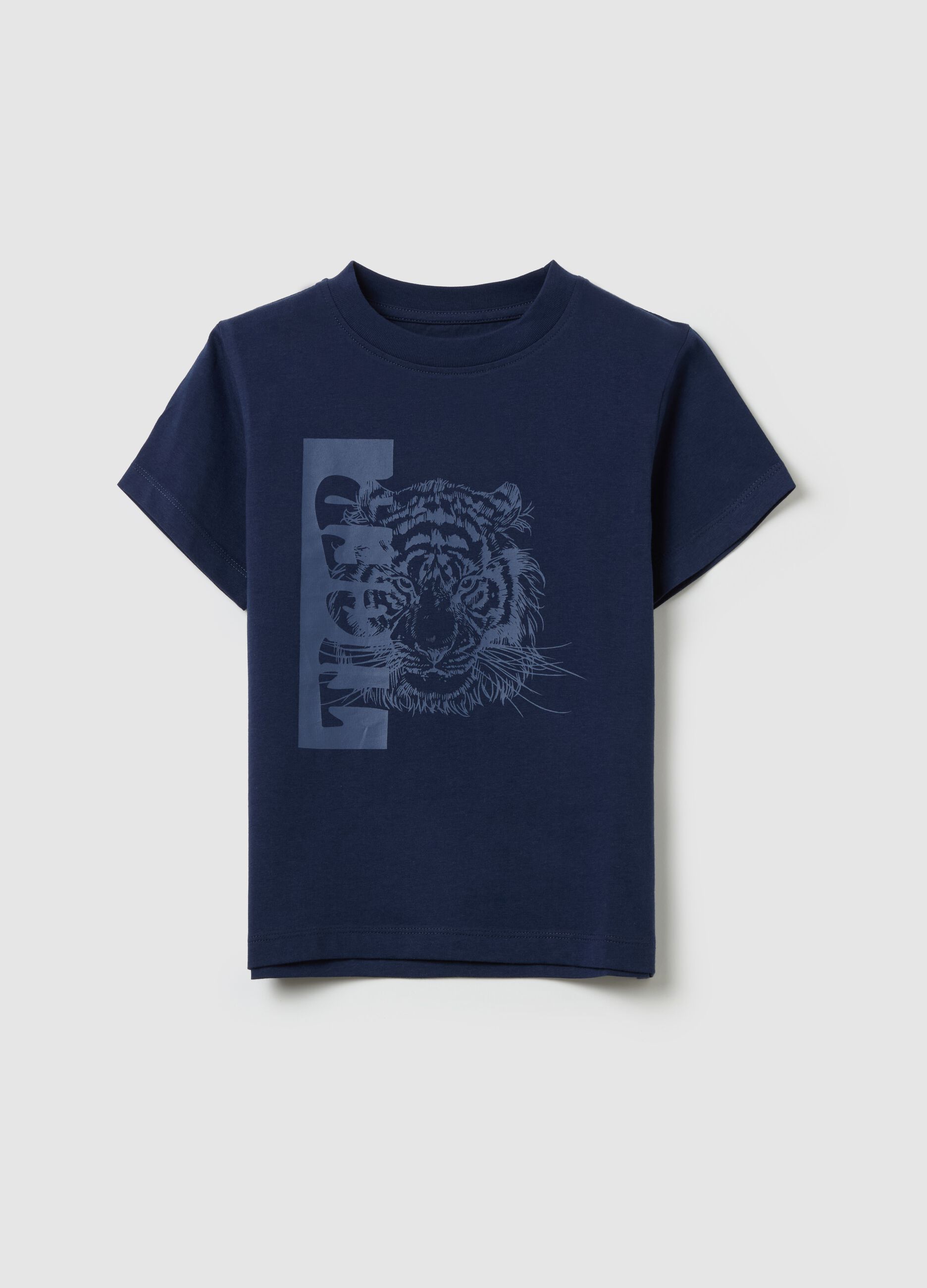 Cotton T-shirt with print