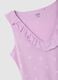 Women's Nightdress in Pure Cotton Purple_5
