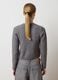 Grey regular fit jumper with decorative rhinestone details_3