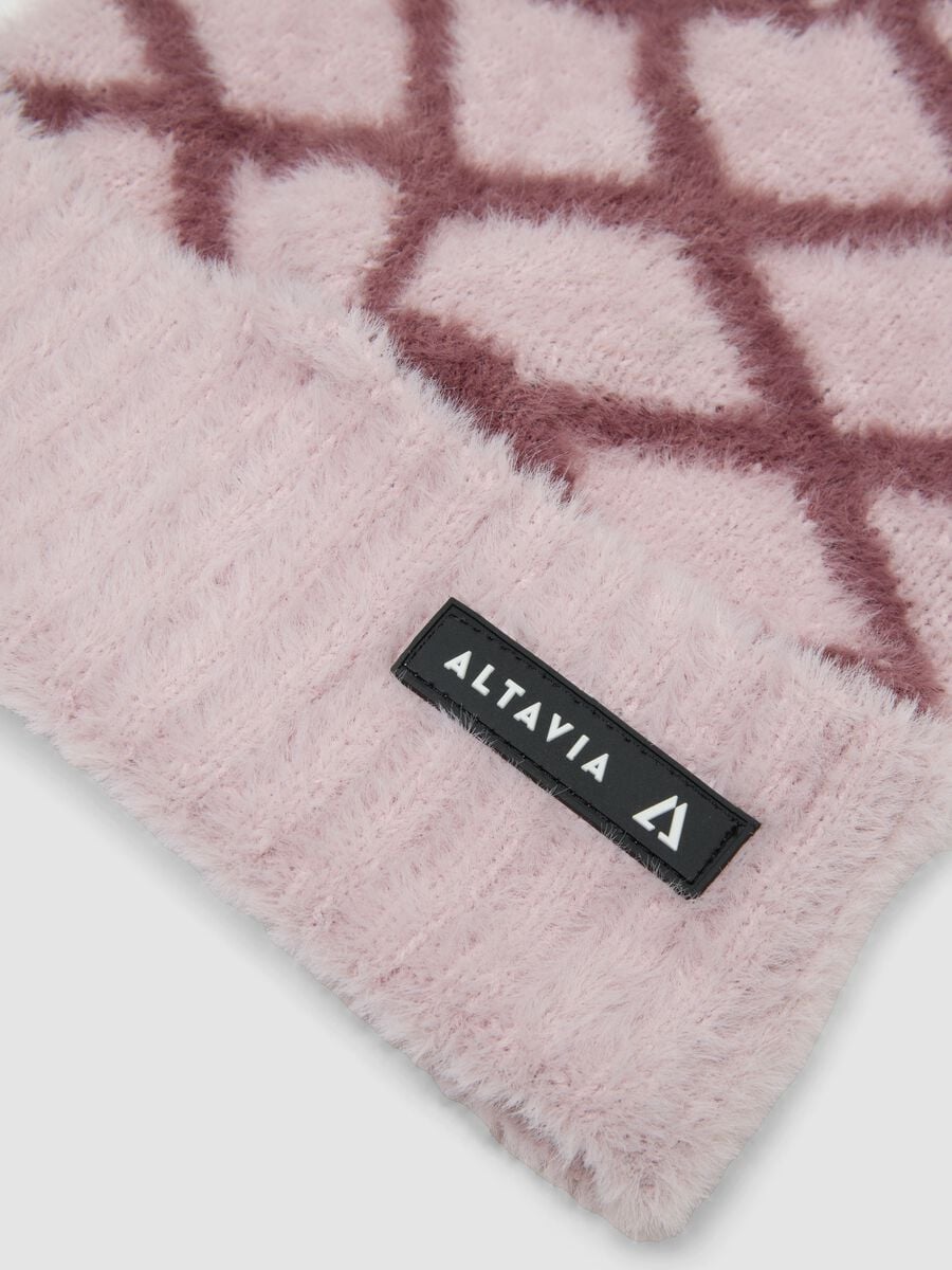 Knitted beanie with argyle pattern ALTAVIA WITH DEBORAH COMPAGNONI_1