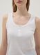 White pure cotton regular fit T-shirt with henley neck_3