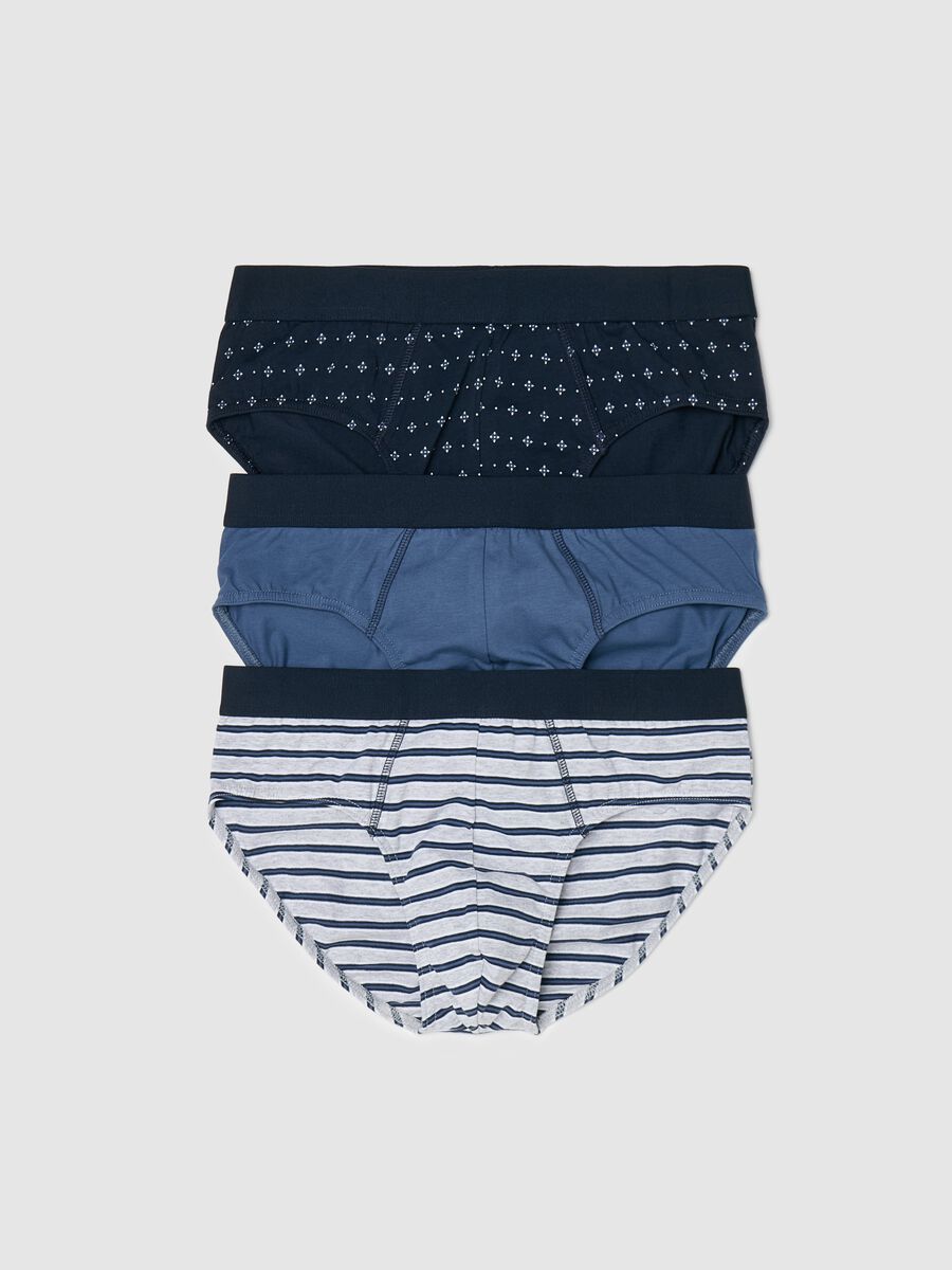 Three-pack briefs in organic cotton with print_4