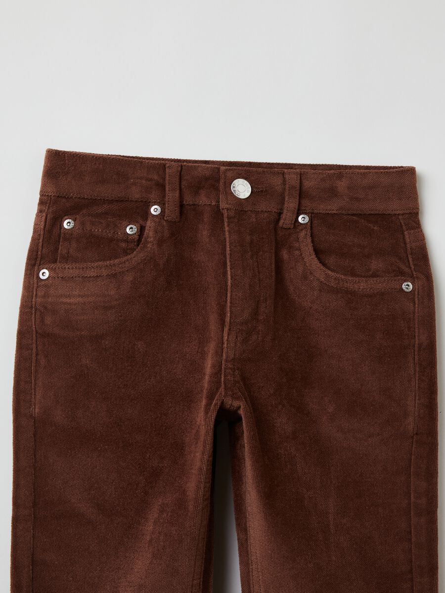 Pantaloni in velluto cinque tasche_5