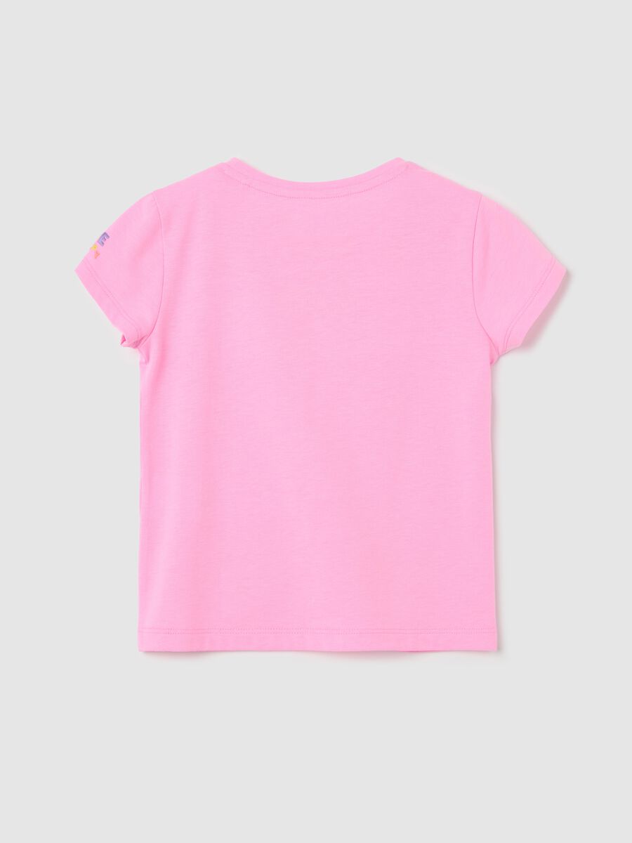 Pink Love Therapy T-shirt with ice cream embroidery_1