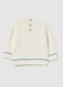 White pure cotton regular fit children's jumper_1