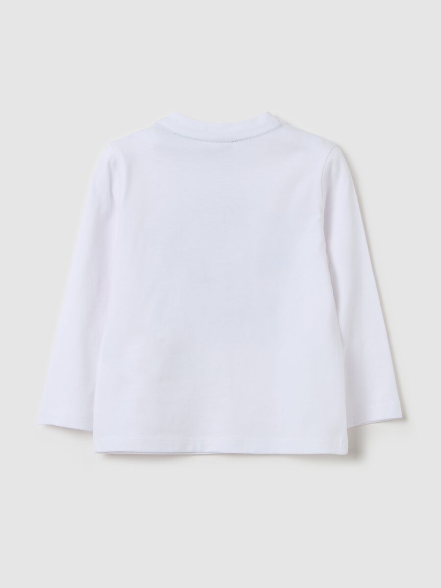 Long-sleeved cotton T-shirt with nautical print_1