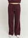 Purple Cotton Blend Regular Fit Trousers_1