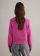 Pink crew neck jumper in pure cotton regular fit_3