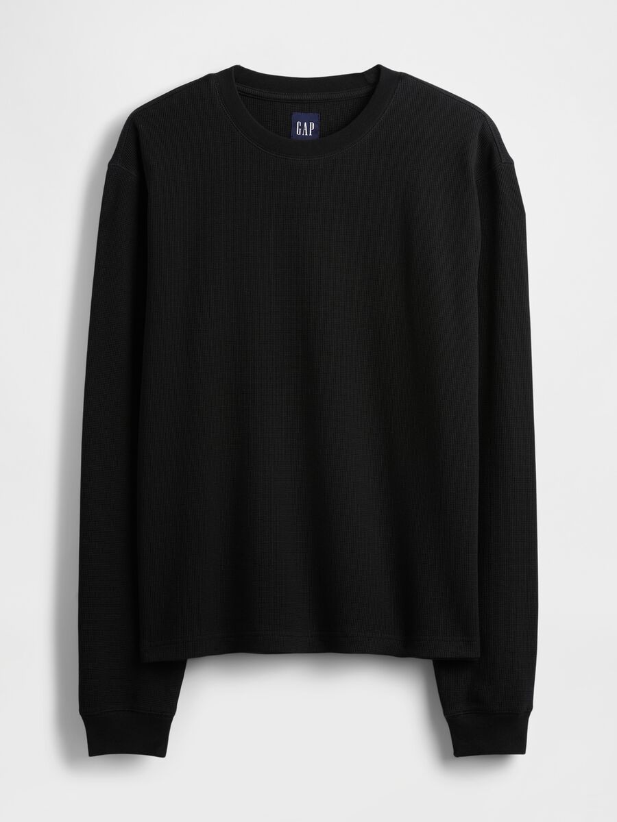 Black Stretch Long Sleeve Shirt_3