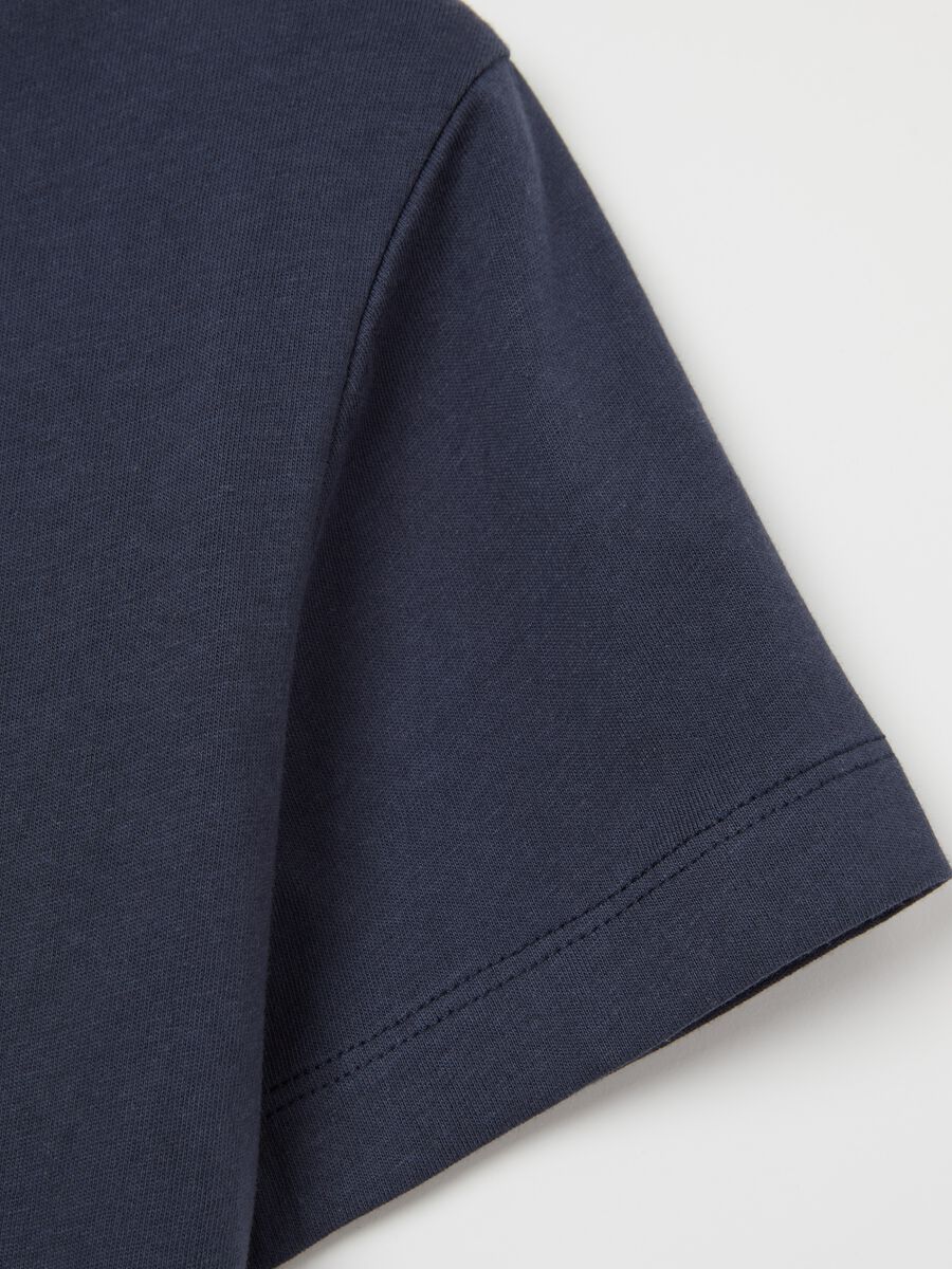 Cotton T-shirt with round neck_5