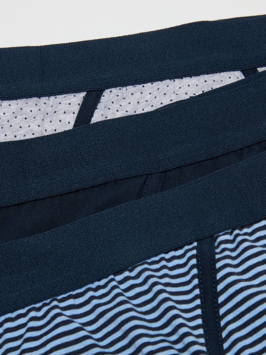 Multipack of multicolour stretchy cotton briefs in regular fit_5