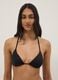 Black triangle bikini top in stretch fabric_1