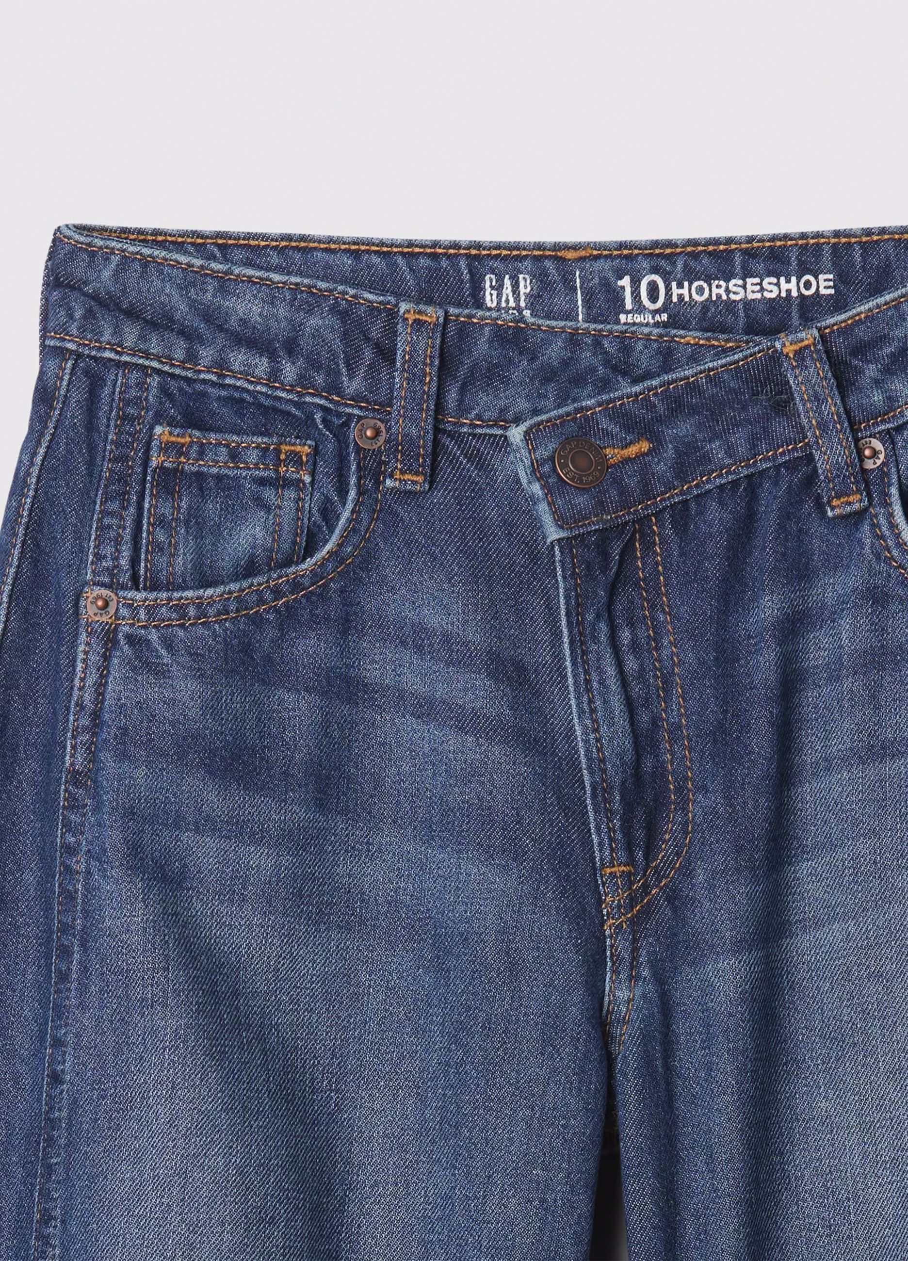 Balloon-fit jeans in denim with five pockets