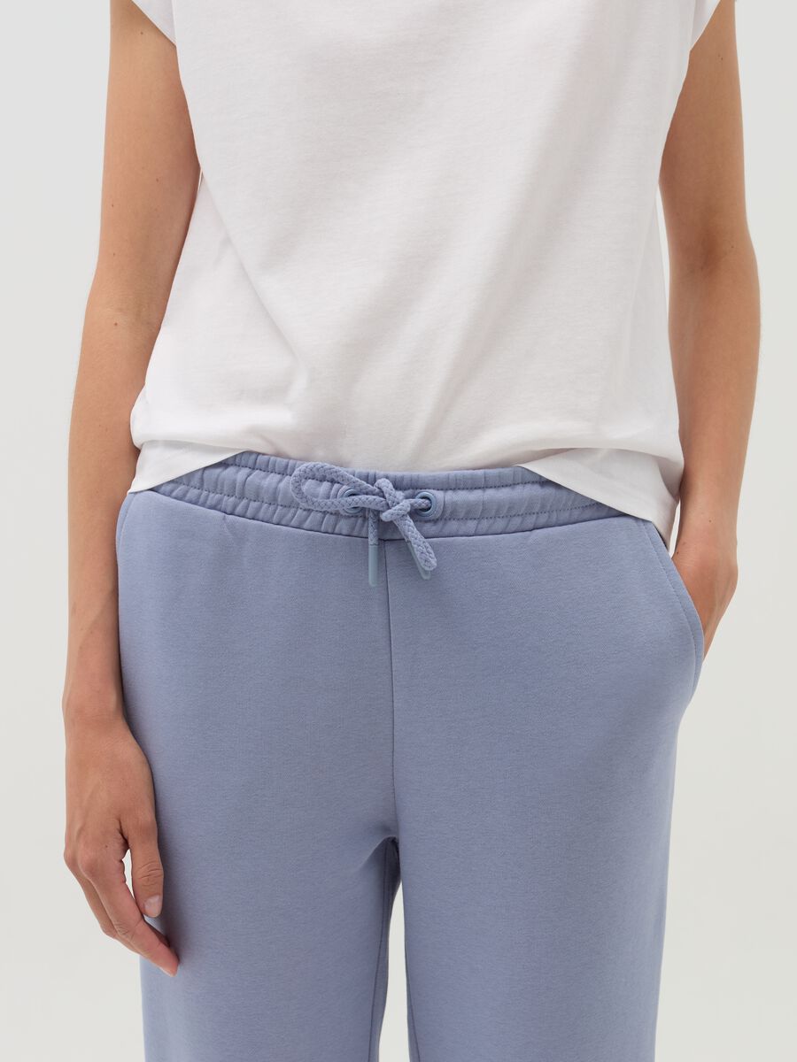 Essential joggers in fleece with drawstring_3