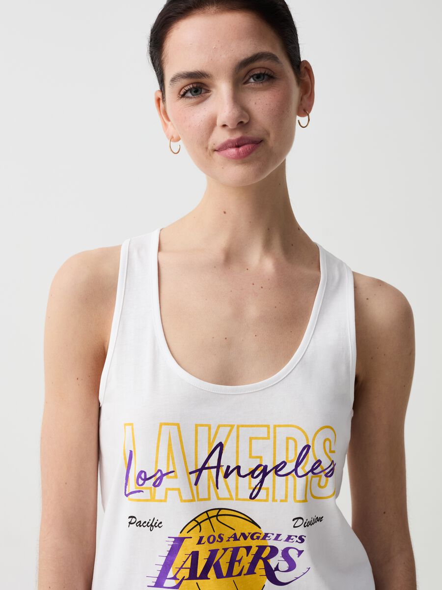 Tank top with NBA Los Angeles Lakers print_1
