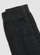 Five-pack of grey mid-calf socks in stretch organic cotton_1