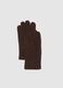 Brown Genuine Leather Gloves_0