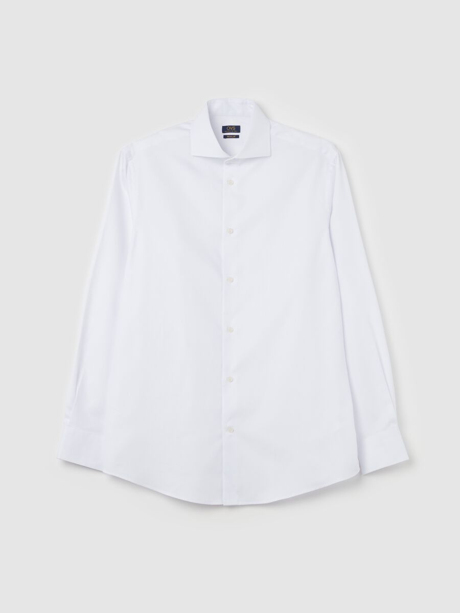 Regular-fit shirt in easy-iron cotton_4