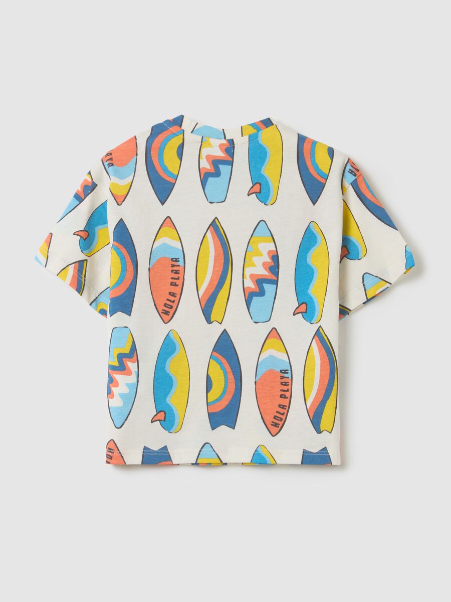 Multicoloured short-sleeve surf t-shirt_1