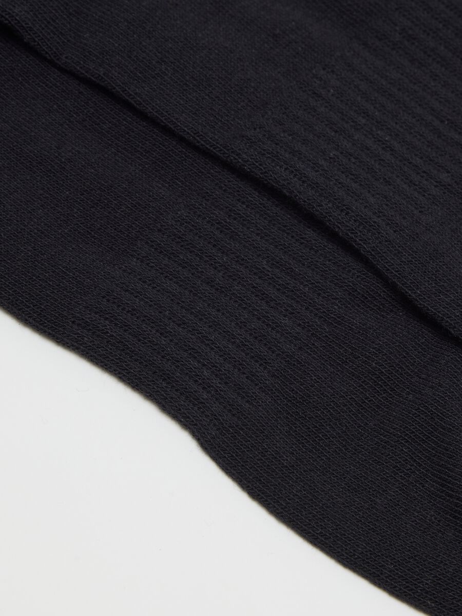 Set of Black Cotton Socks_2