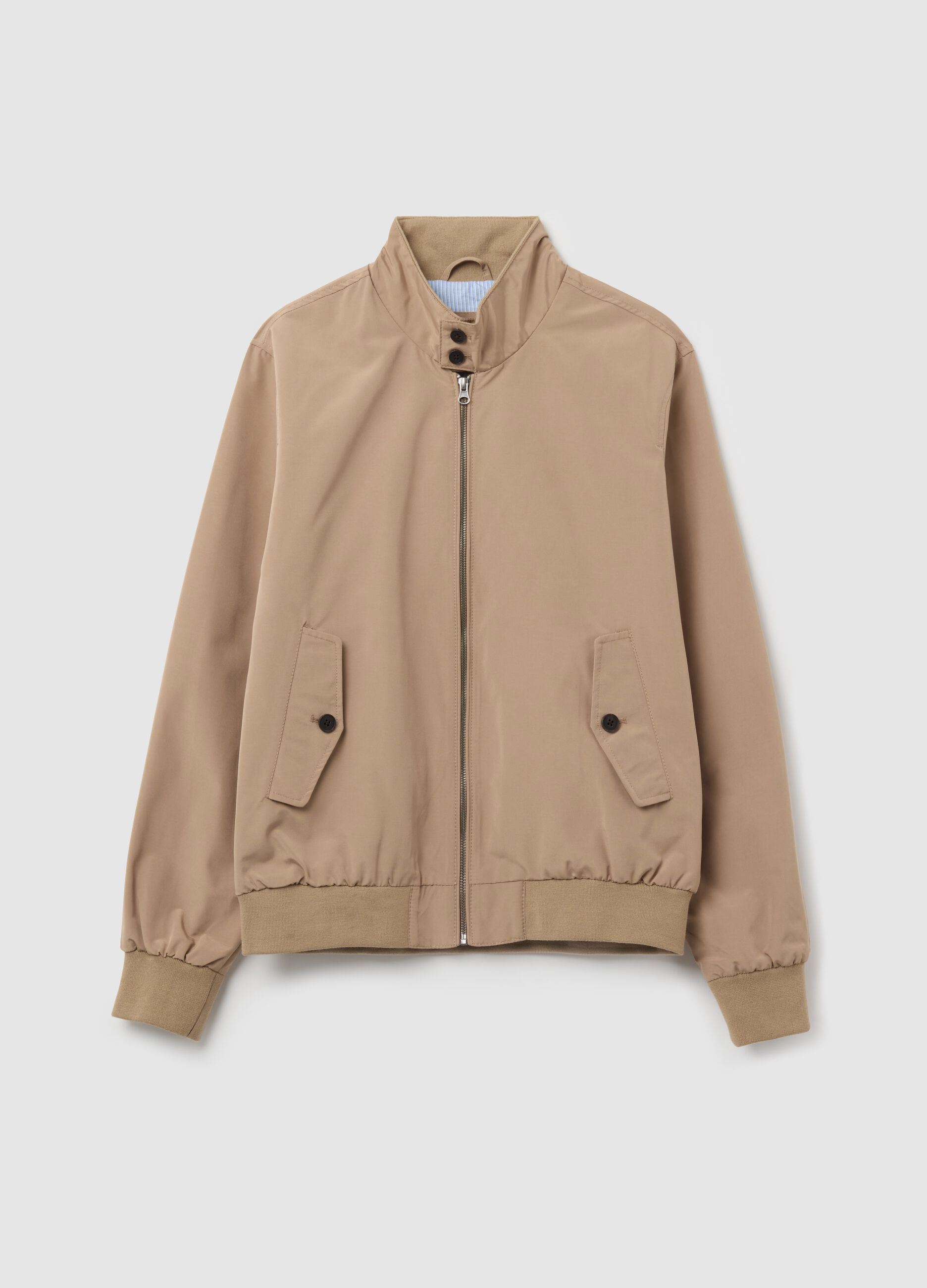 Bomber full-zip a collo alto