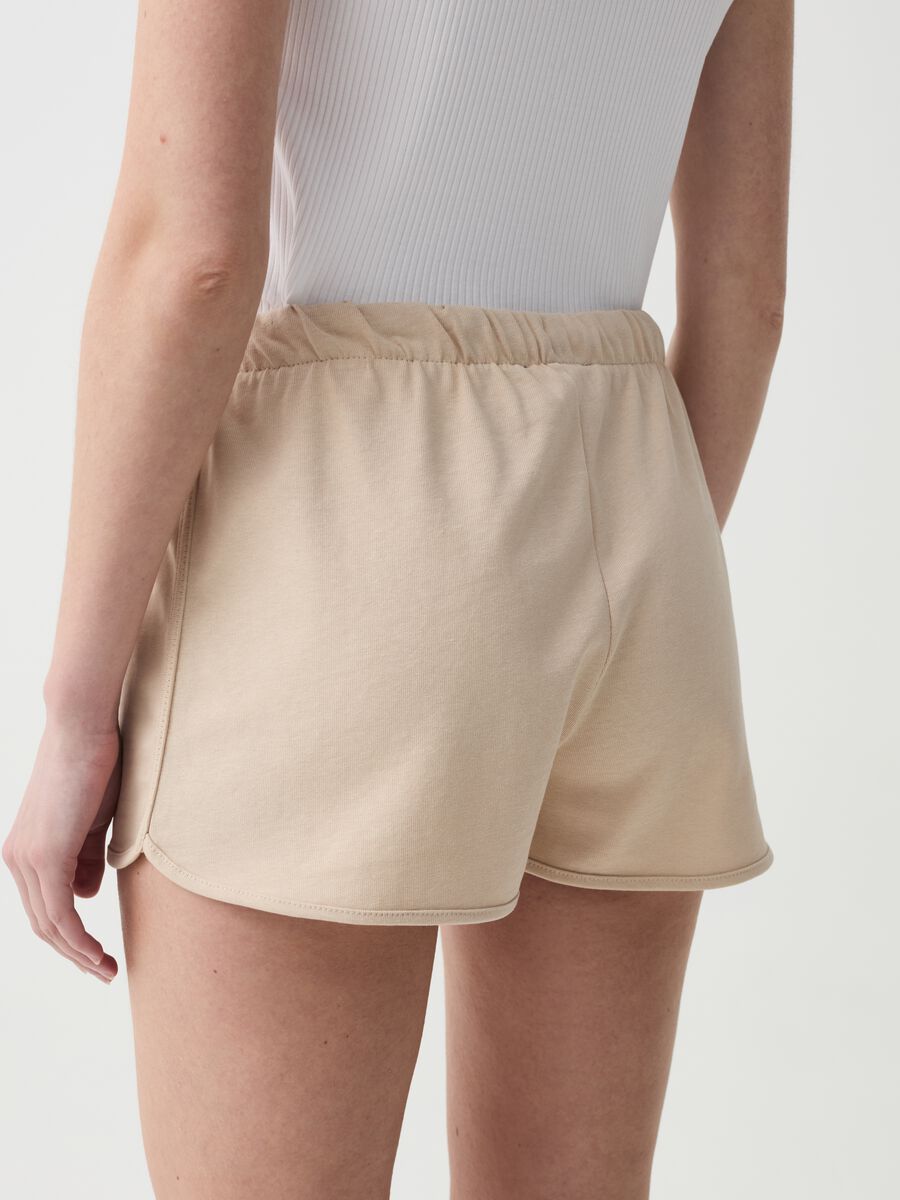 Essential shorts in cotton with drawstring_2