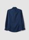 Blue slim-fit shirt with button-down collar, easy iron_6