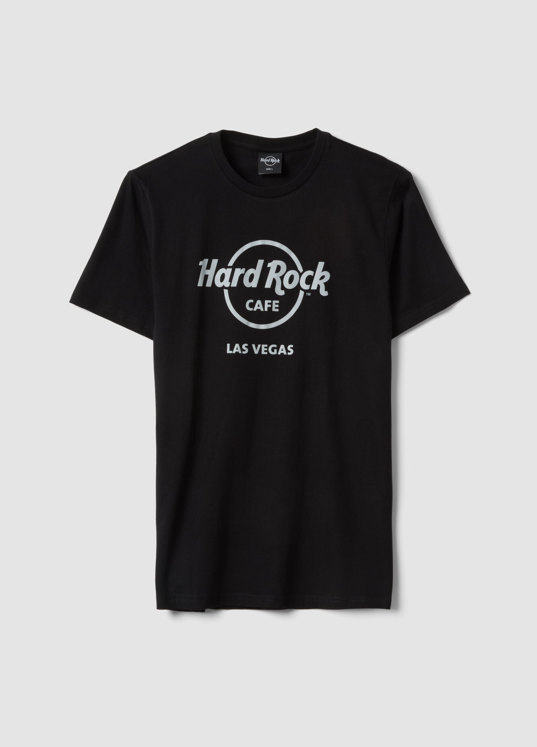 Black Hard Rock Cafe regular-fit pure cotton T-shirt