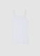 White pure cotton vest regular fit with wide shoulder_0