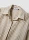 Beige striped lyocell-blend shirt_5
