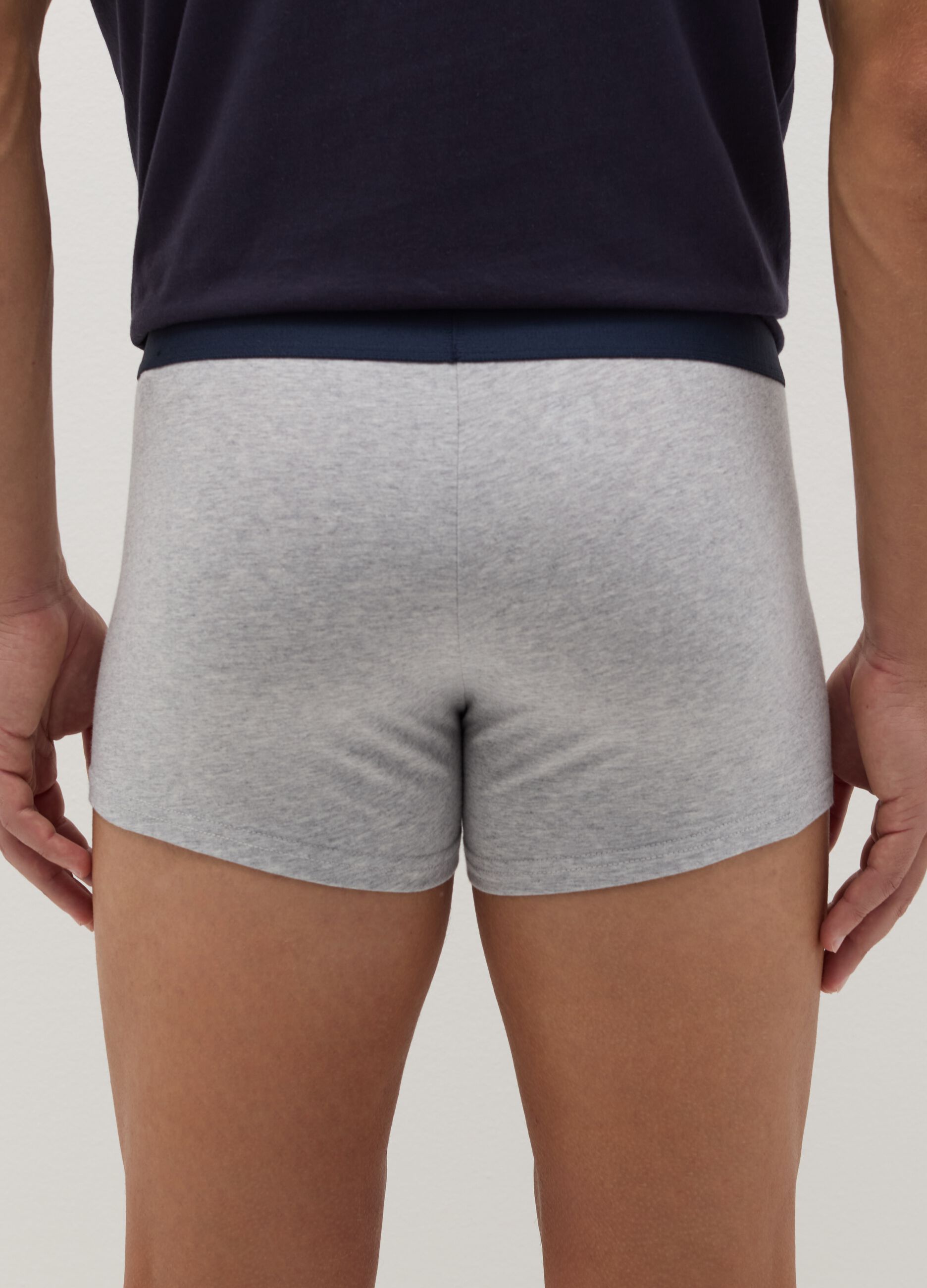 Three-pack boxer shorts with contrasting details