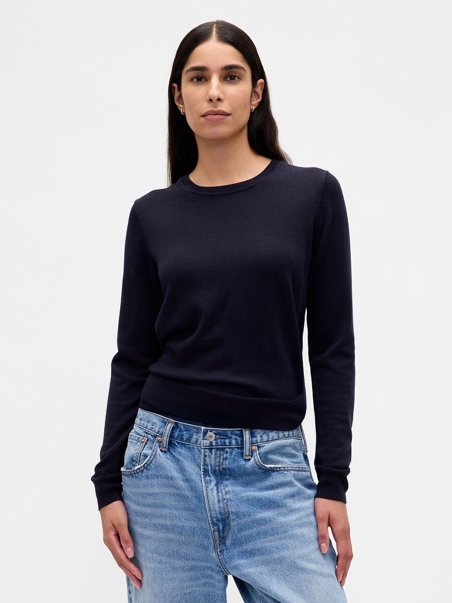 Blue Wool Sweater_0