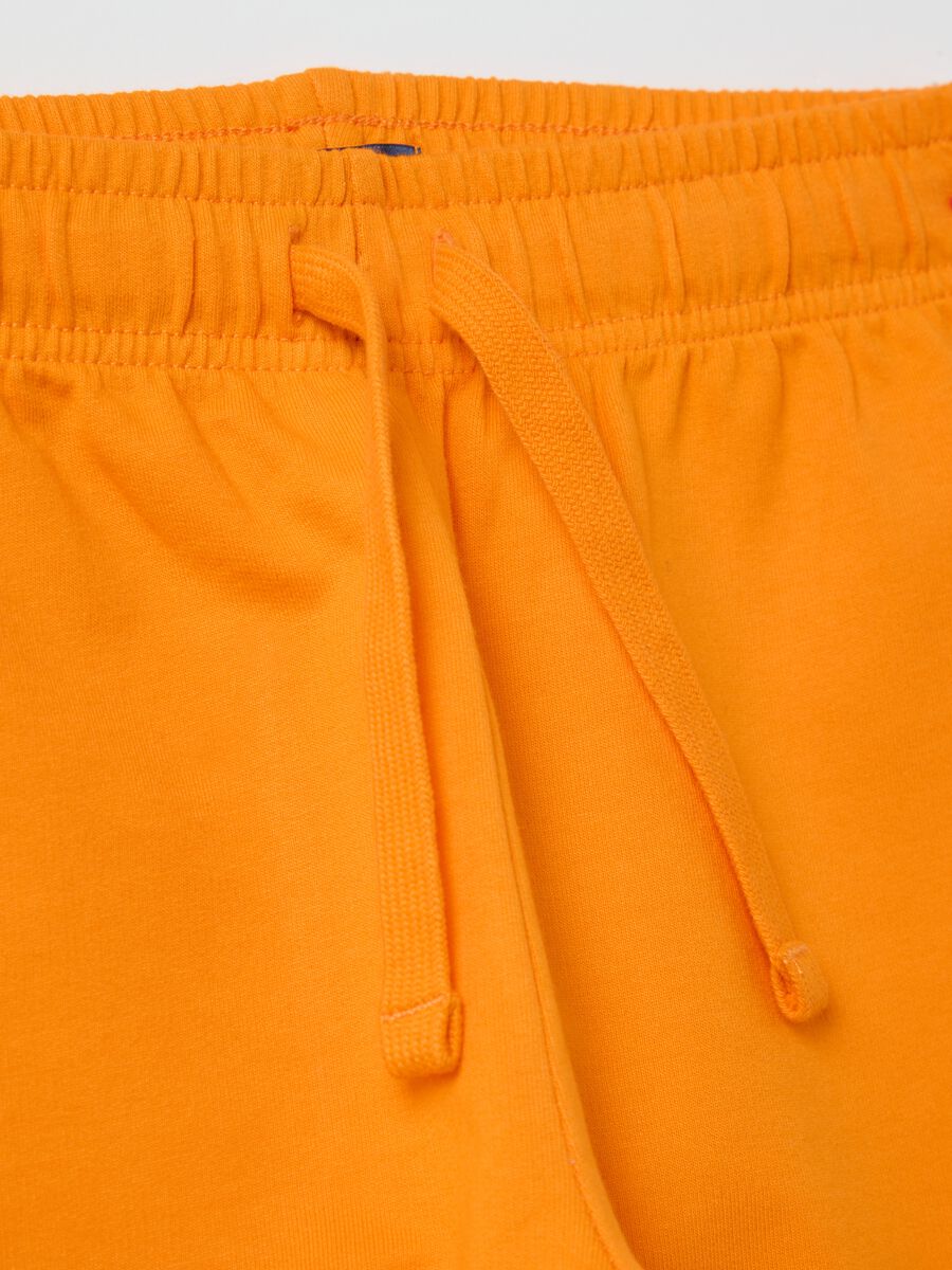 Orange Cotton Shorts OVS Kids_2