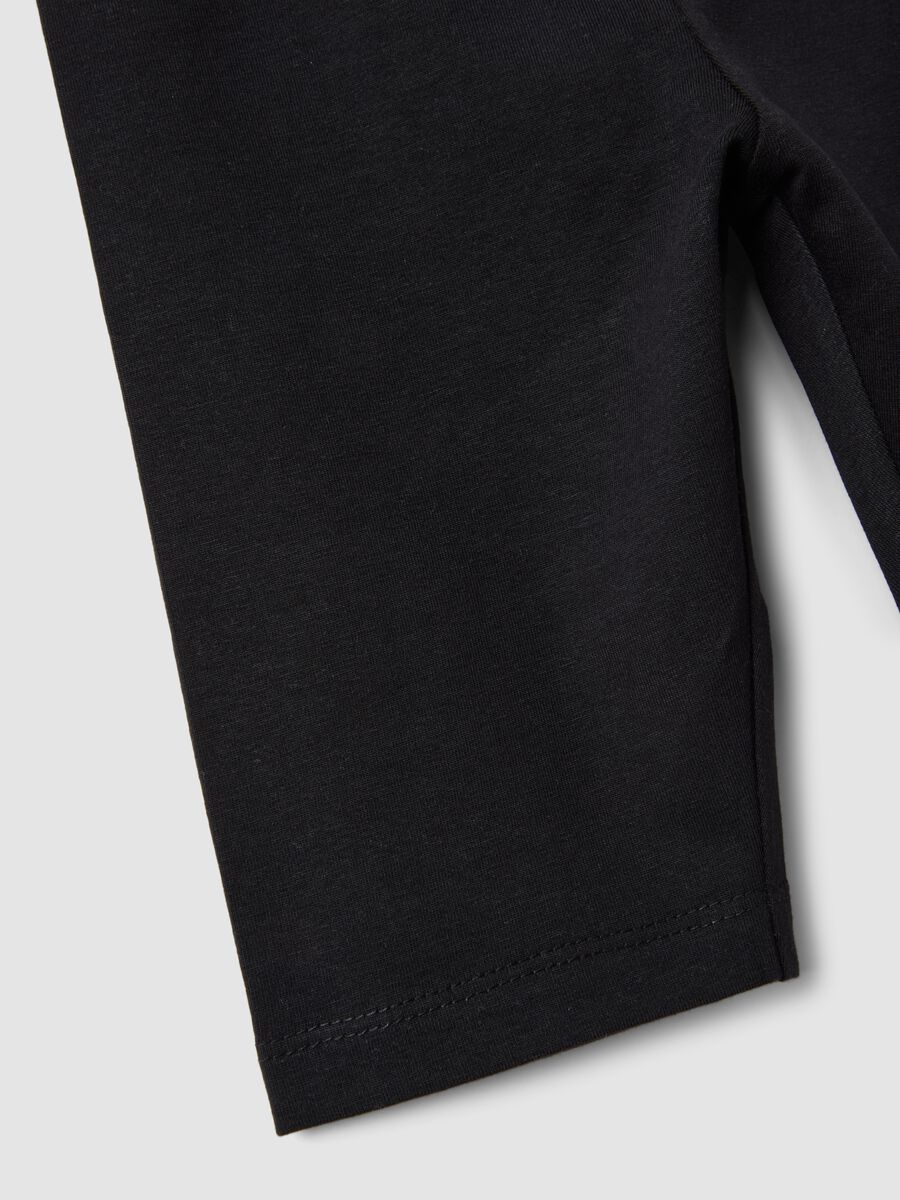 Black organic cotton shorts_2