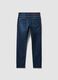 Slim fit dark-wash stretch cotton jeans_6