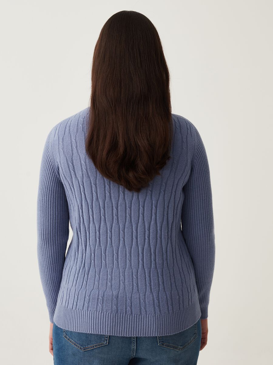 Pullover con lavorazione a coste Curvy_2
